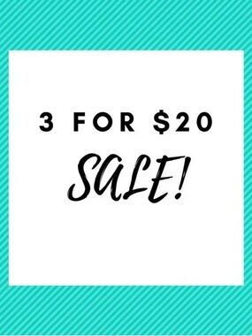 3 for $20 Sale Sign - all kids